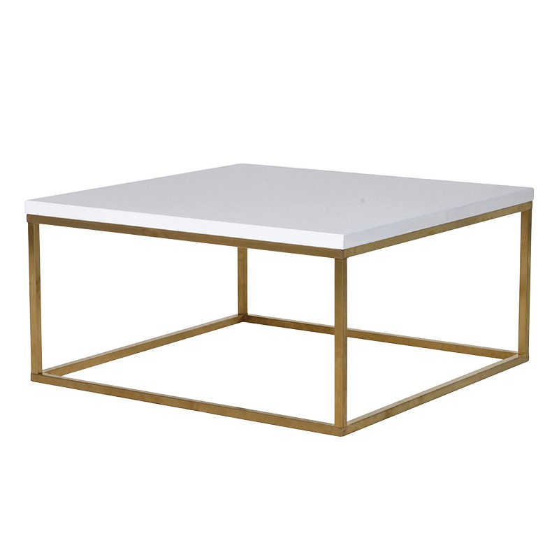 8x8 White Gloss Table Den Living